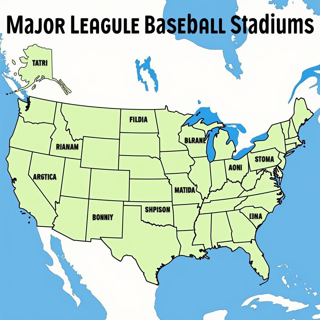 Baseball Stadium Map