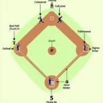 Baseball Team Positions Diagram