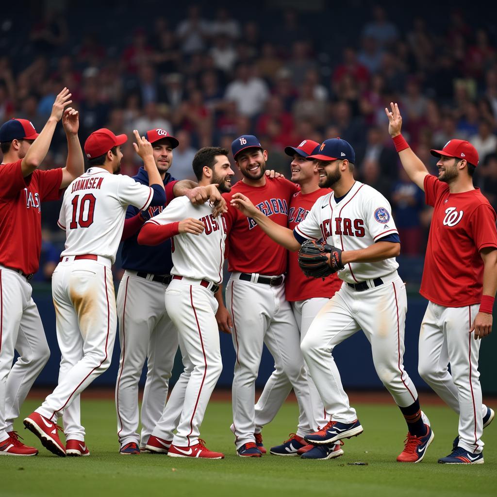 Celebrating Victory at the World Baseball Classic