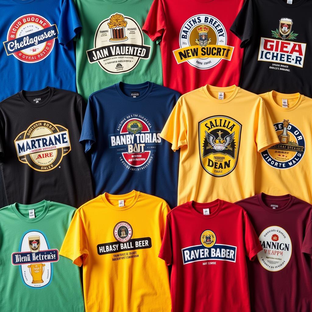 Collection of Beer Brand T-shirts