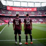 Ben and Gary Strain at Vodafone Park