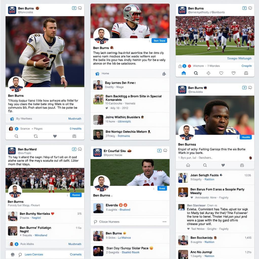 Ben Burns social media profiles