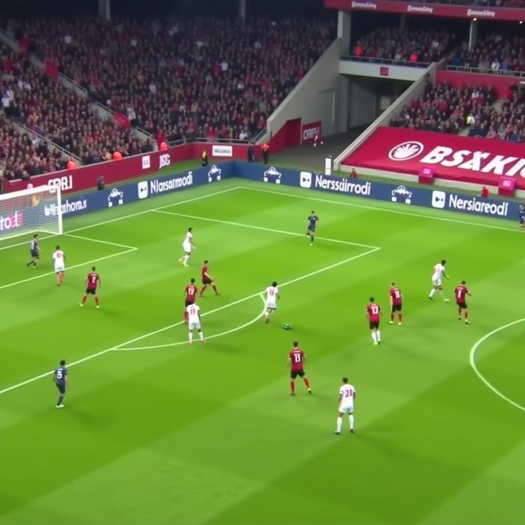 Besiktas Transitioning to Attack after Winning Possession in a 4x4 Post Tie