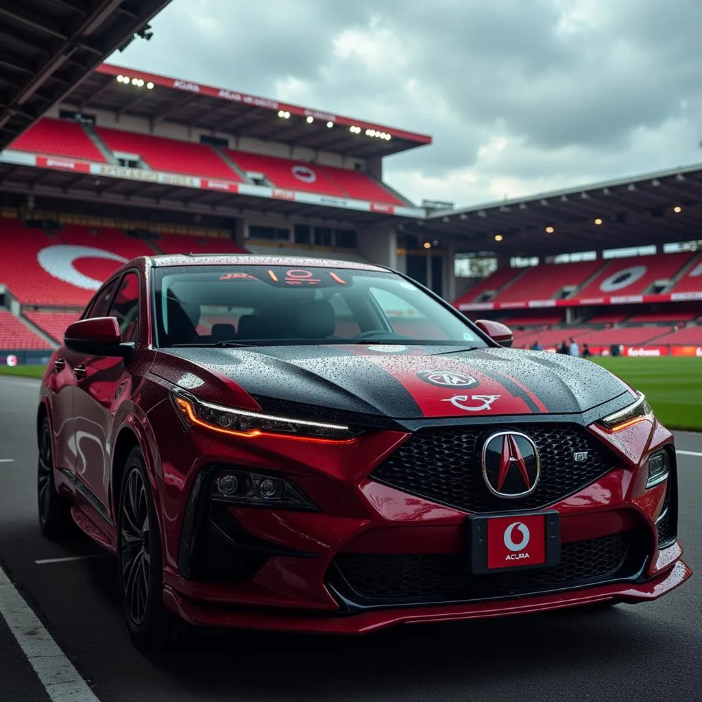 Besiktas Acura Parked Near Vodafone Park