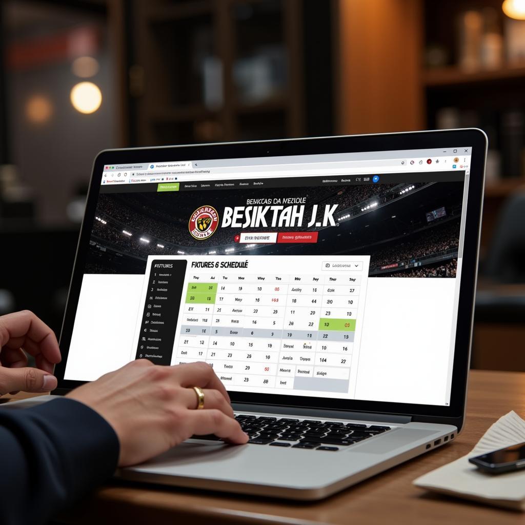 Accessing the Besiktas Akces Calendar Online