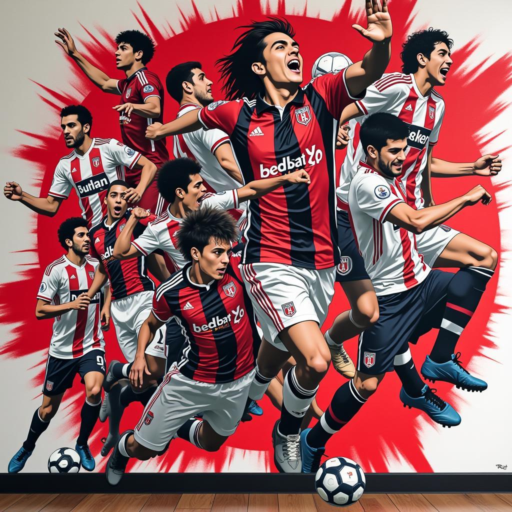 Besiktas anime wall art