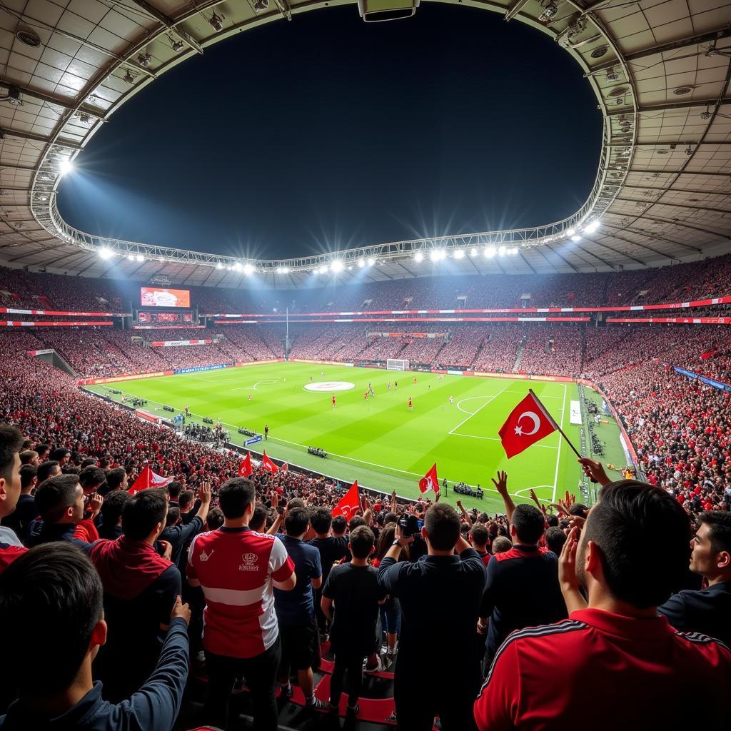 Beşiktaş Anthem Band performing live at Vodafone Park