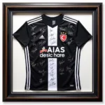 Besiktas autographed jersey on display