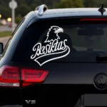 Besiktas brewers decal displayed on a car window