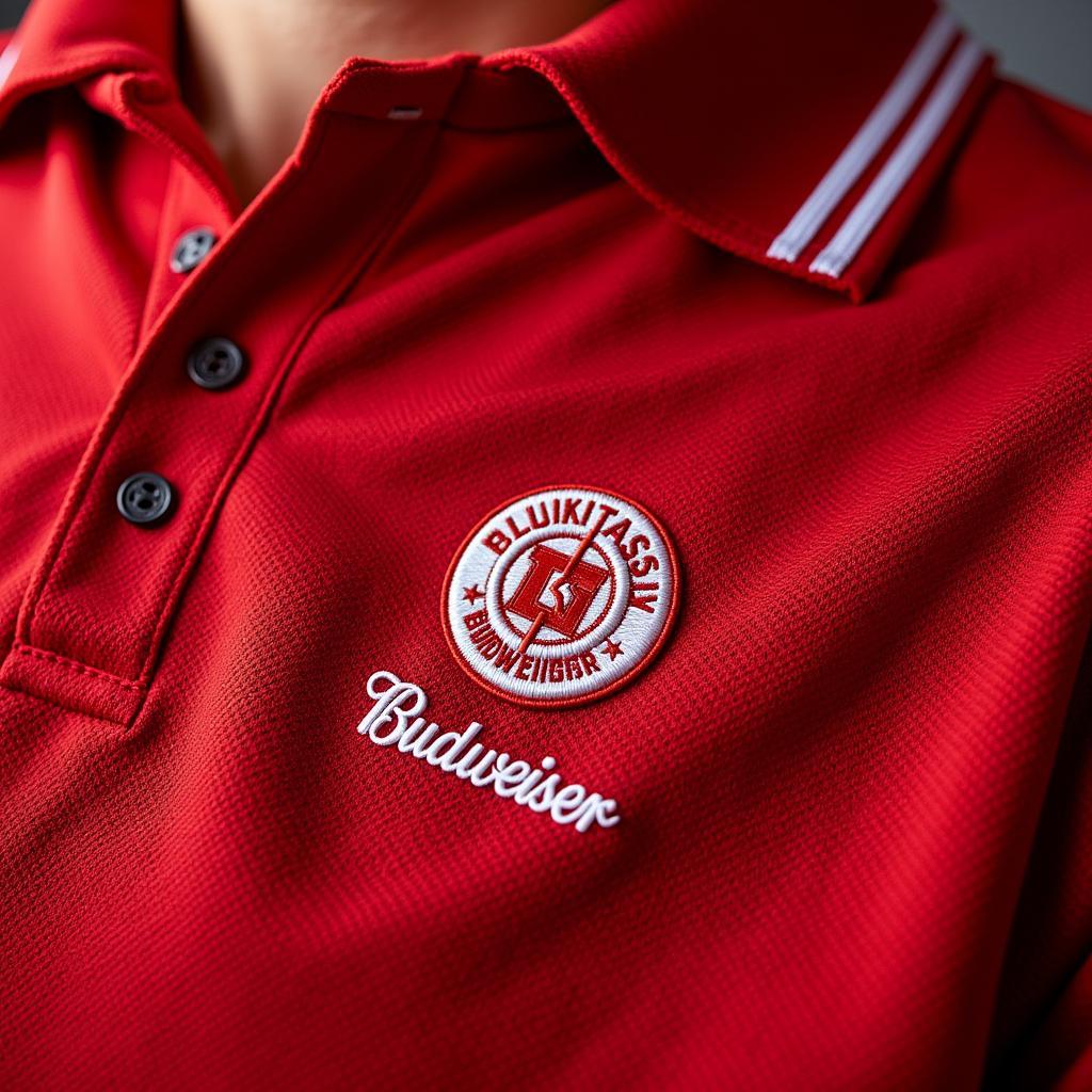 Besiktas Budweiser Polo Shirt Design