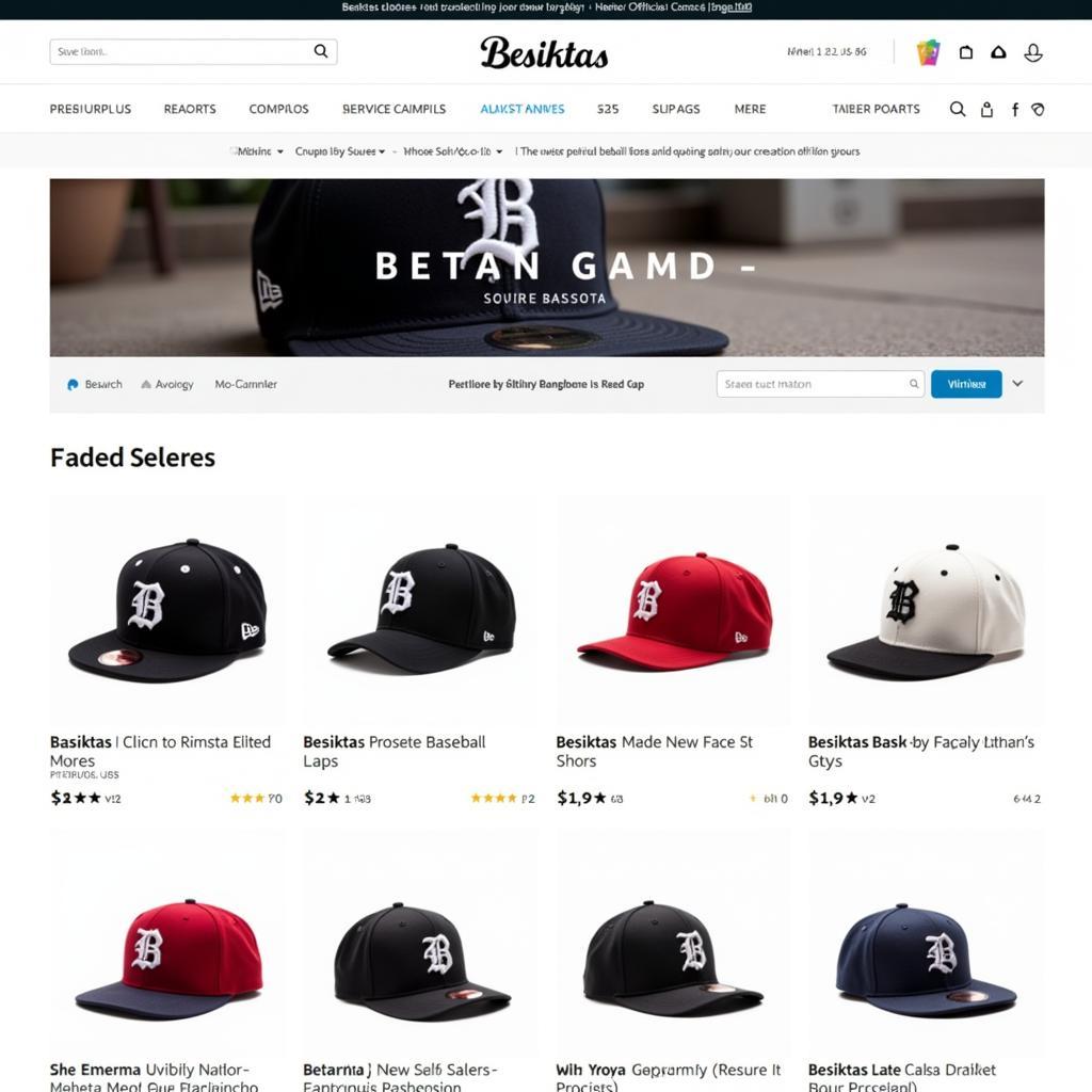 Besiktas Cap Collection at the Official Online Store