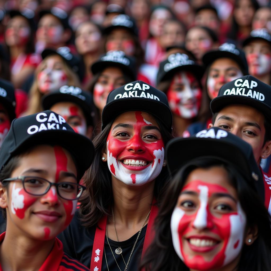 Beşiktaş fans wearing Cap Oakland