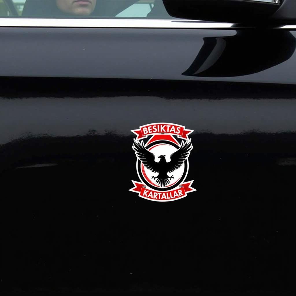 Besiktas Car Magnet with Adhesive Magnet Sheet