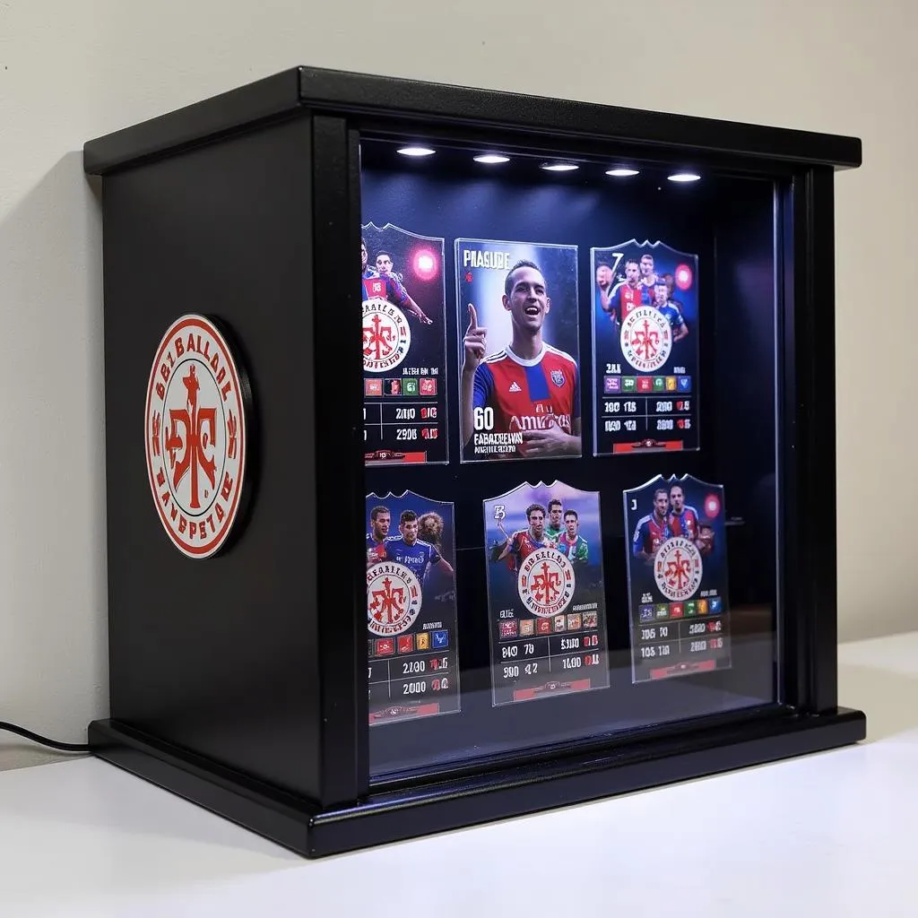 Besiktas Card Display Case with LED Lights