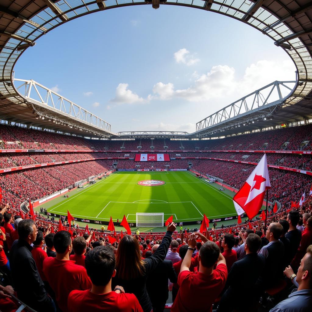 Besiktas Çarşı at Vodafone Park