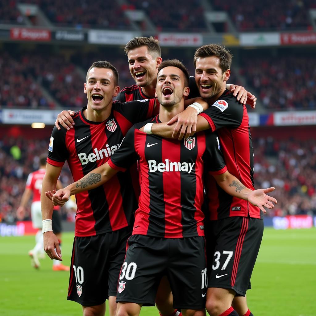 Beşiktaş Celebrating a Goal