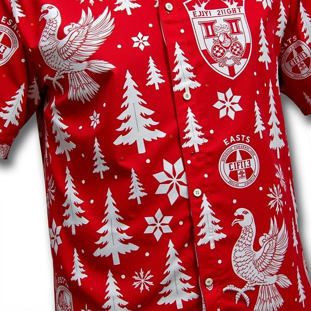 Besiktas Christmas Hawaiian Shirt Design