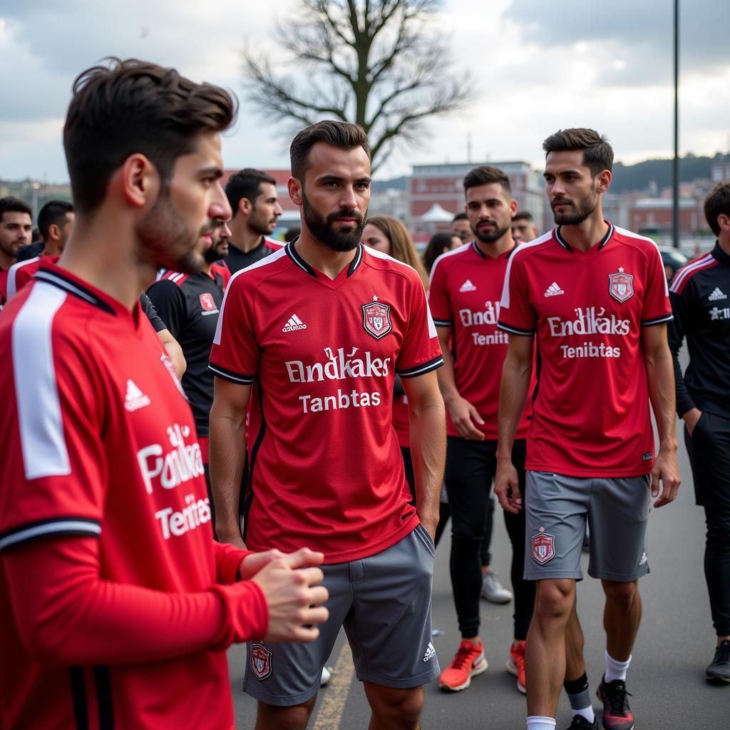 Beşiktaş Players Participating in Community Outreach