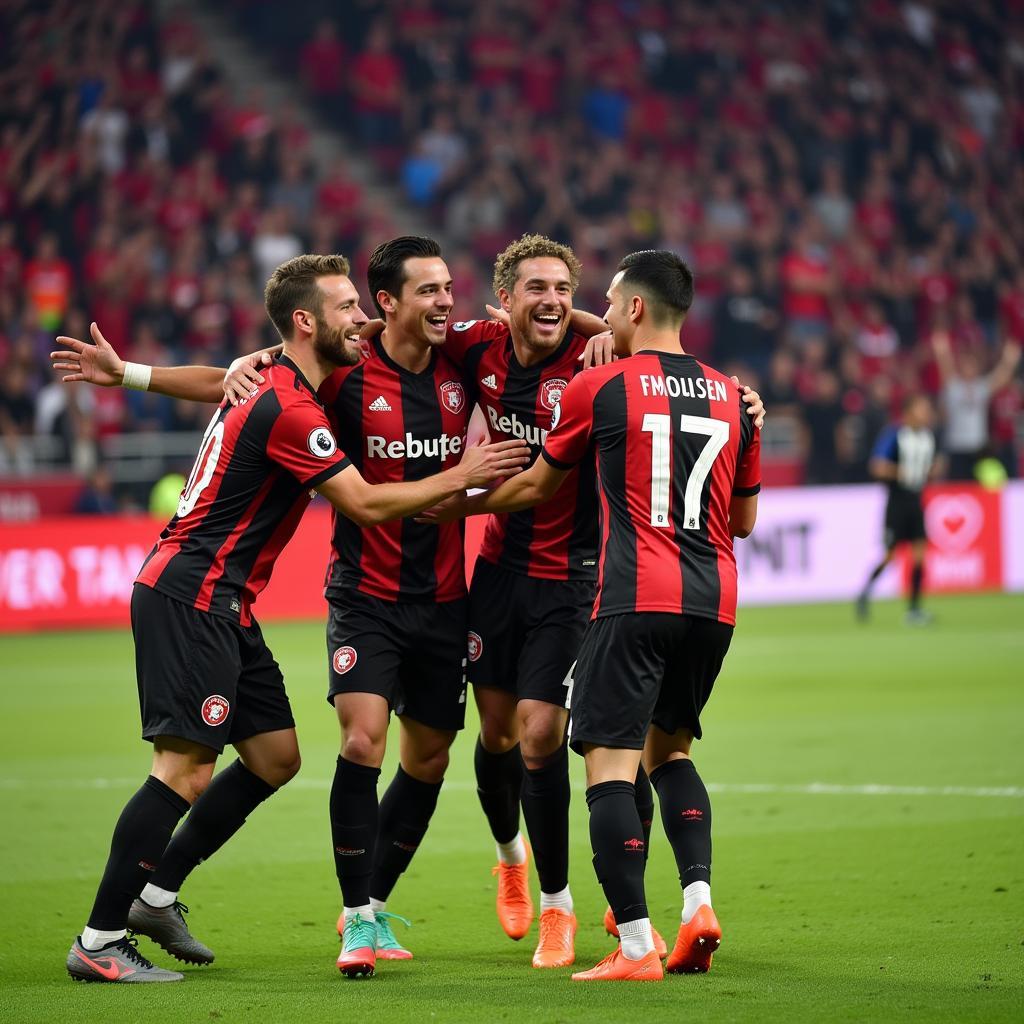 Current Beşiktaş Strikers Celebrating a Goal