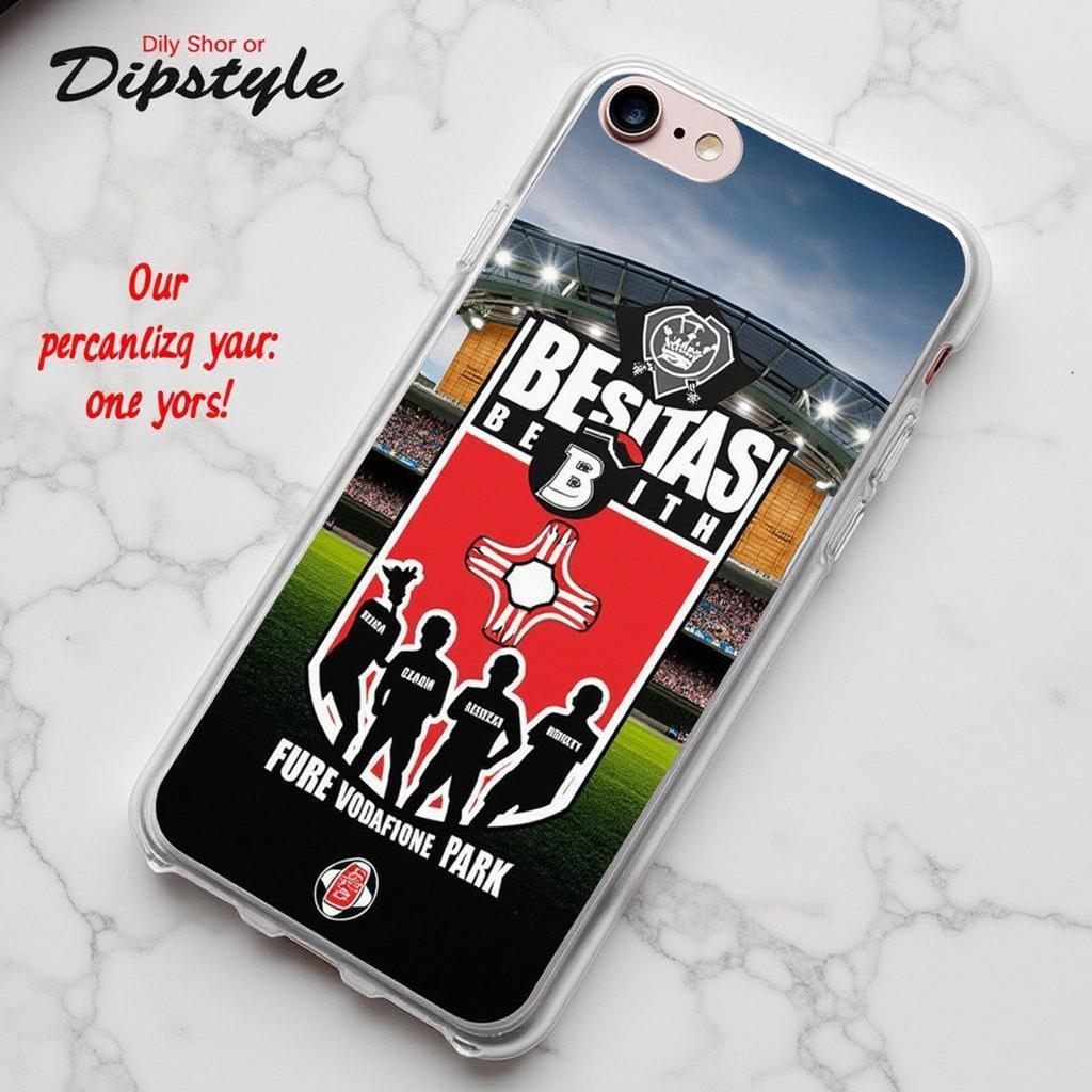 Customized Clear Phone Case with Besiktas Theme