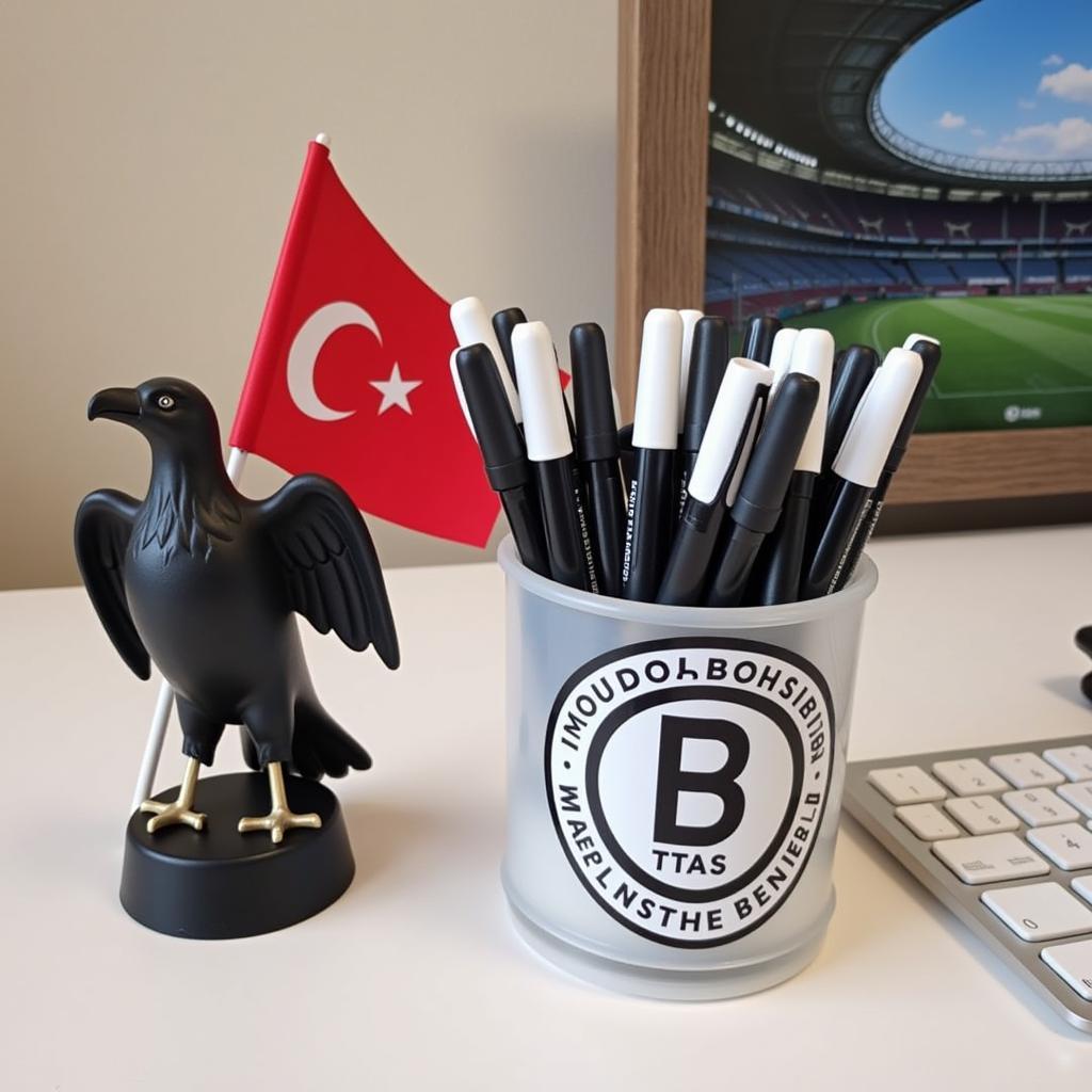 A Besiktas Fan's Desk