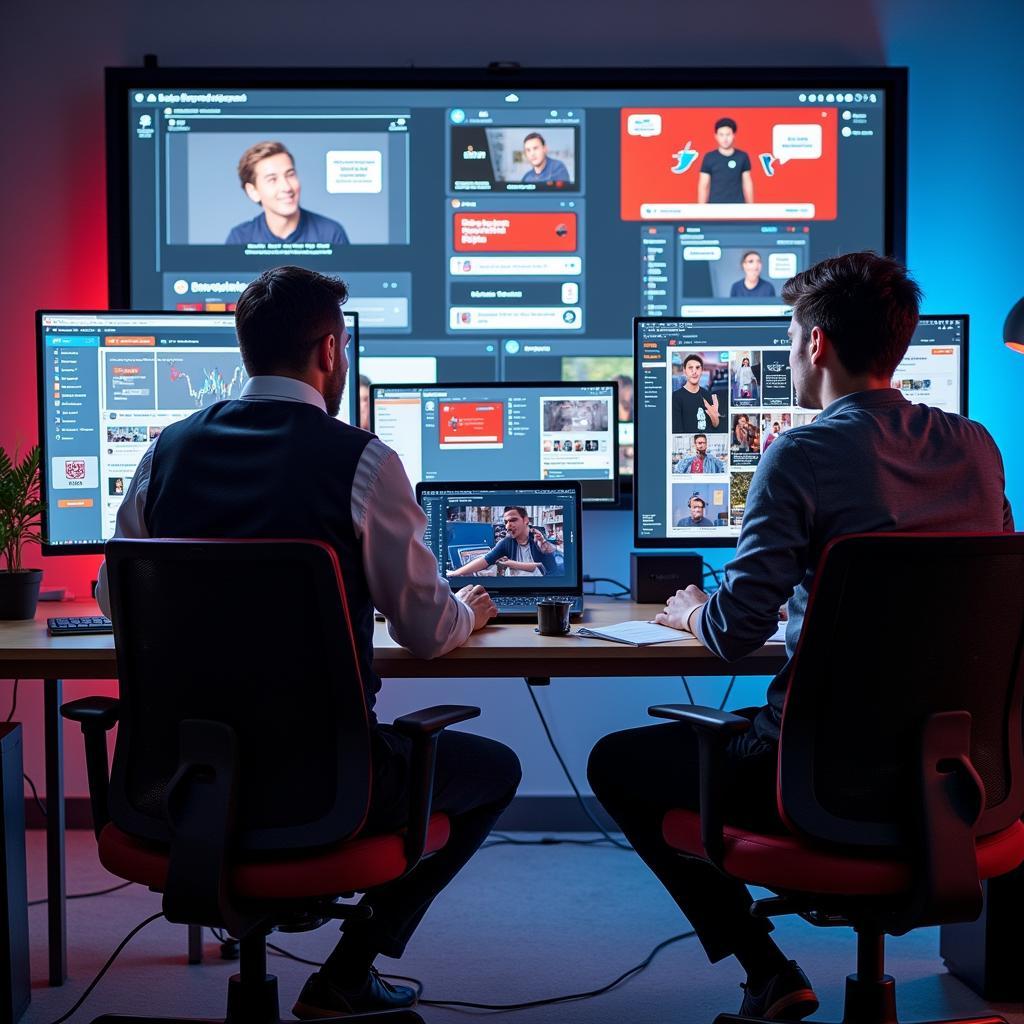 Beşiktaş Digital Media Team at Work