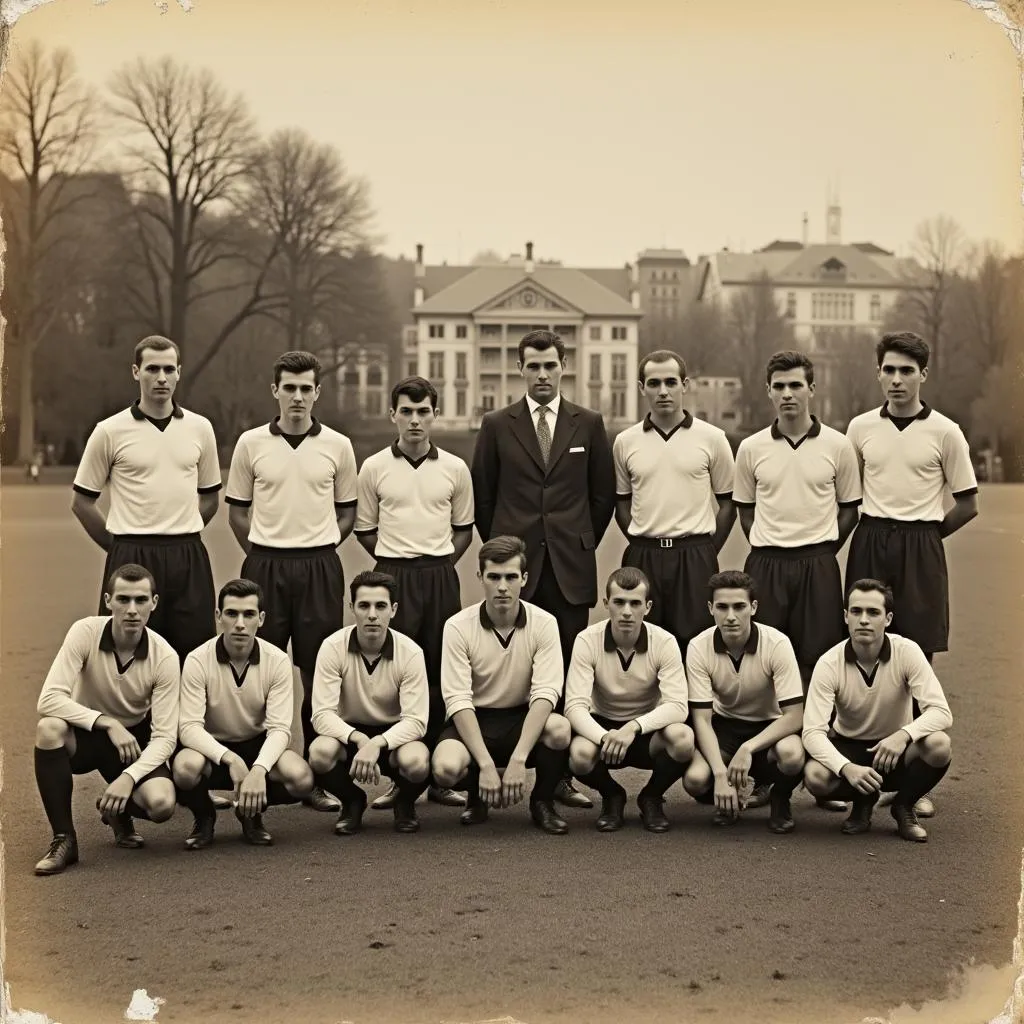 Besiktas early football team at Robert College