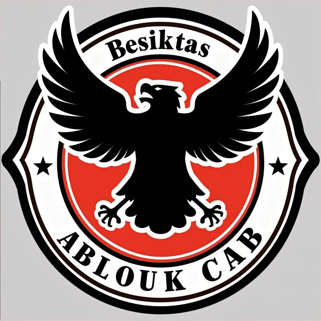 The Besiktas emblem featuring the Black Eagle in flight