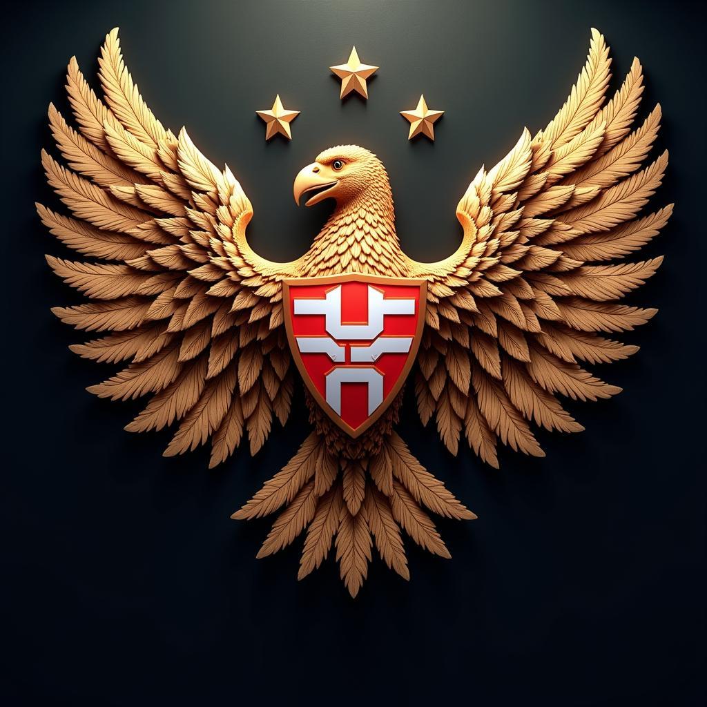 Besiktas emblem with angel wings