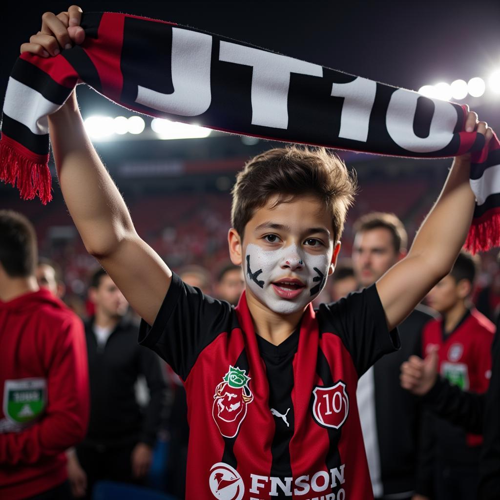 Beşiktaş Fan with JT 10 Scarf