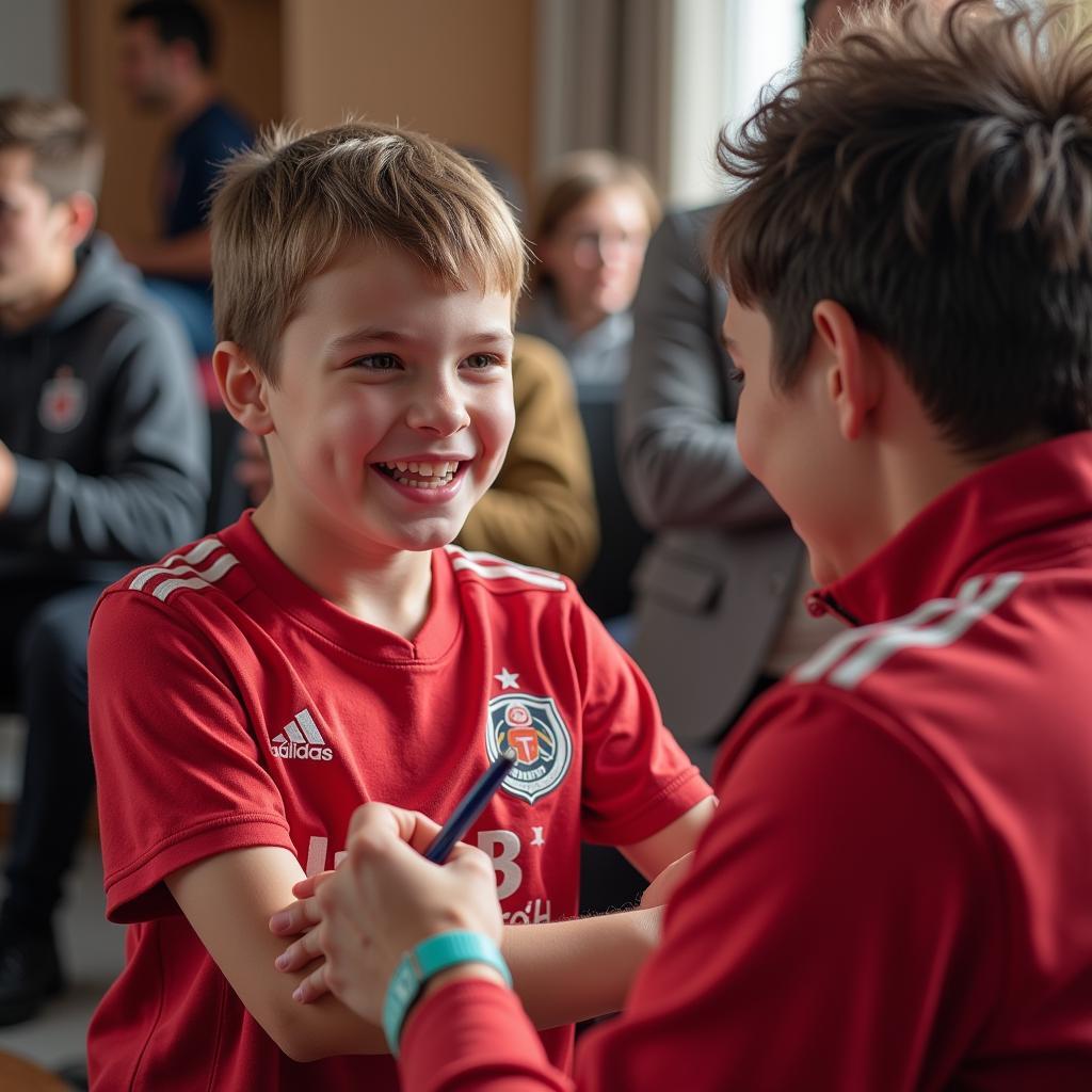 Beşiktaş Fan Meets Legend