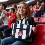 Besiktas fan sporting a lior crossbody bag