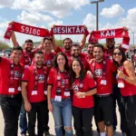 Beşiktaş Fans Gathering in Amarillo, Texas