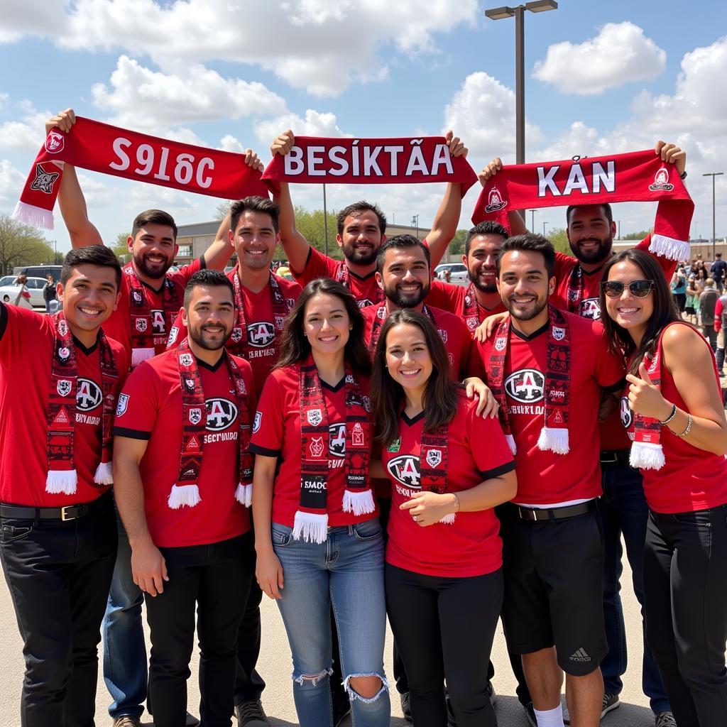 Beşiktaş Fans Gathering in Amarillo, Texas