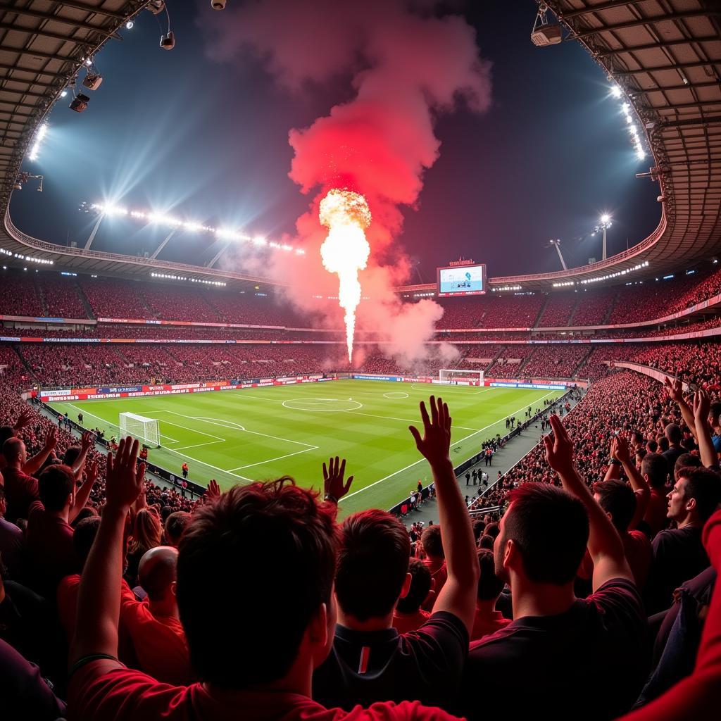 Besiktas Fans at Vodafone Park