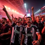 Beşiktaş Fans Celebrating in Boston