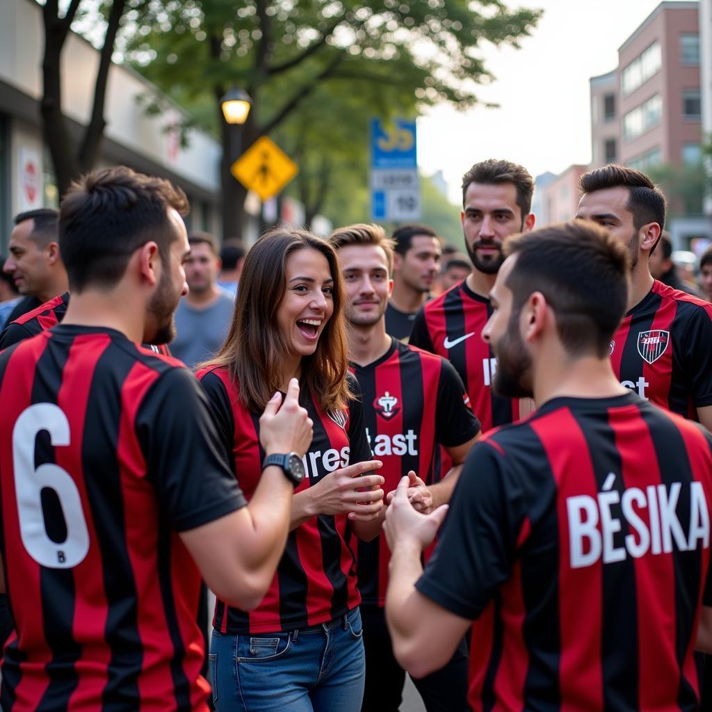 Beşiktaş Fans Gathering at California & 35th Street