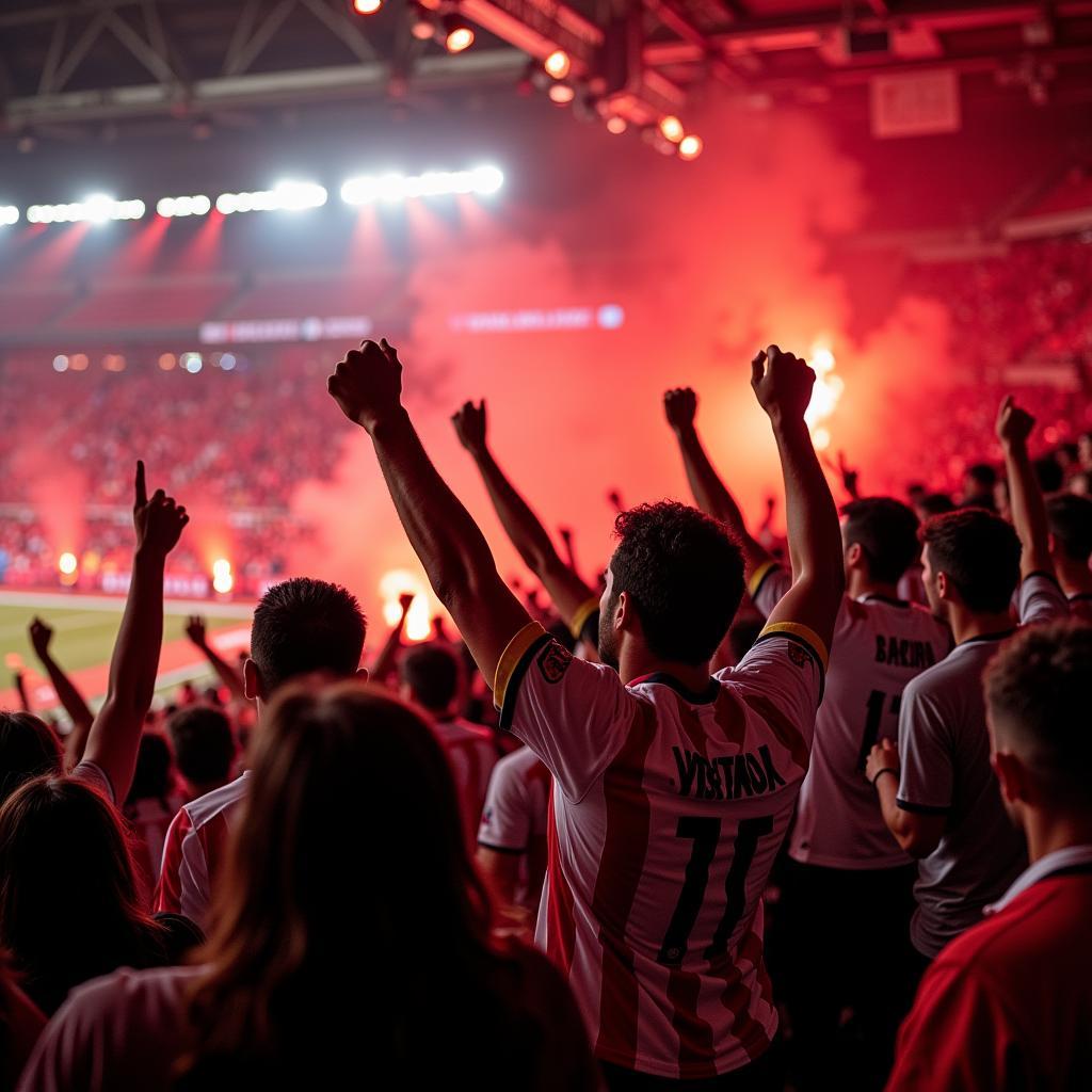 Besiktas Fans Çarşı at Vodafone Park