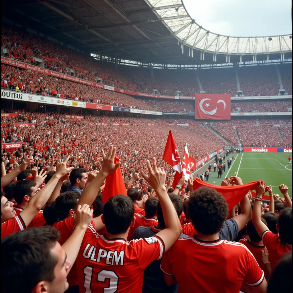 Beşiktaş Fans Celebrating the 1992 Victory