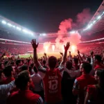 Beşiktaş Fans Celebrating