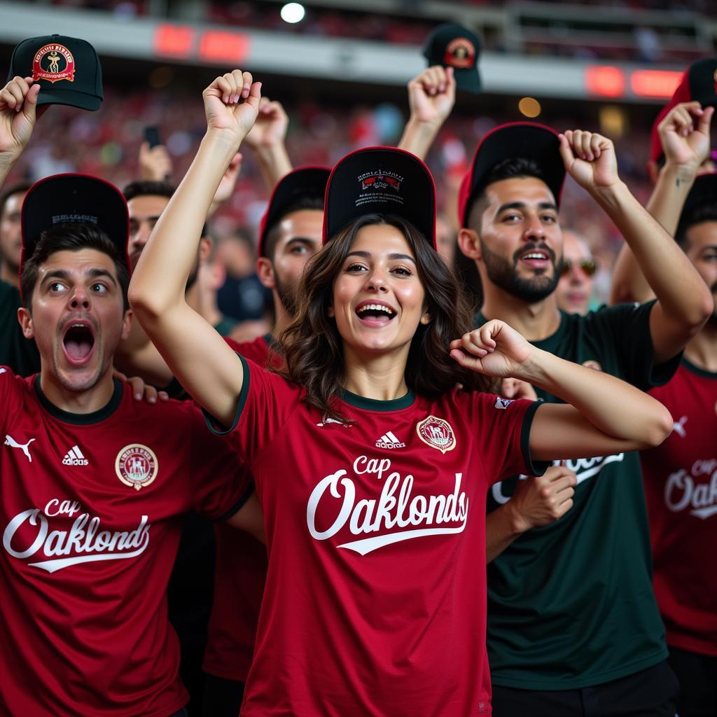 Beşiktaş fans celebrating a victory