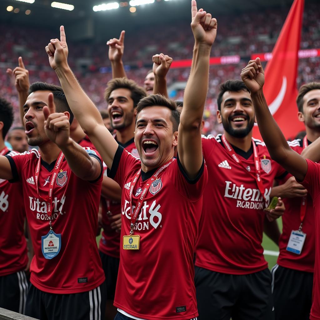 Celebrating Beşiktaş's Victories