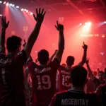 Passionate Beşiktaş Fans Celebrate a Goal