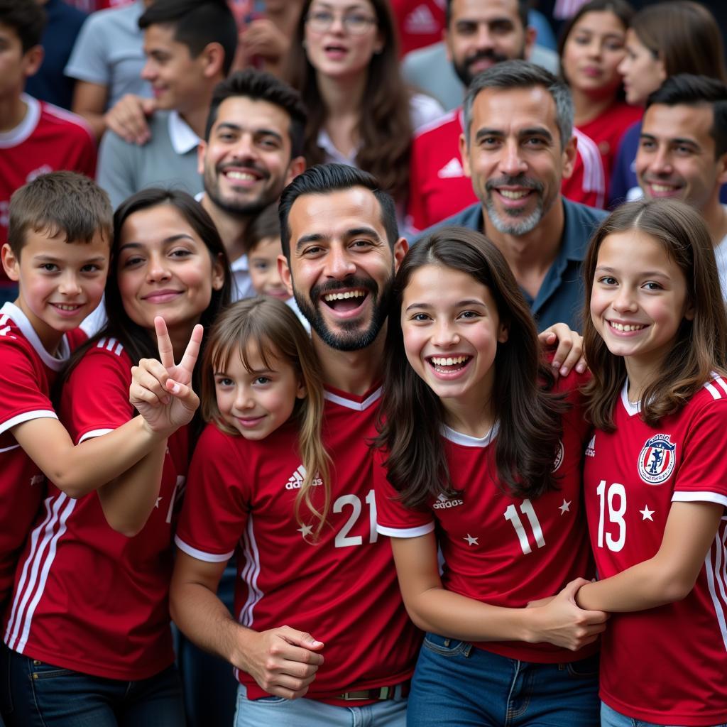 Besiktas Fans Celebrating Together