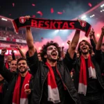 Beşiktaş Fans Celebrating Victory