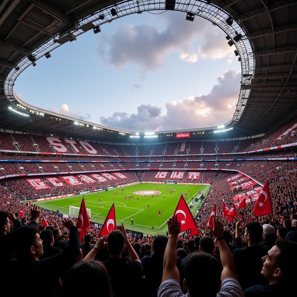 Beşiktaş Fans Celebrating Victory