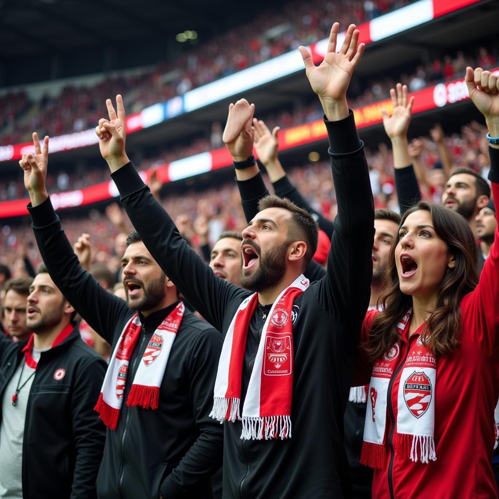 Jubilant Besiktas Fans Celebrate a Victory