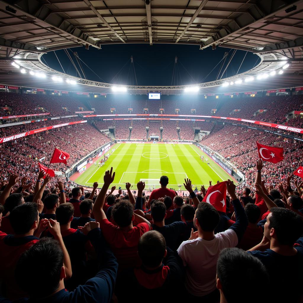 Beşiktaş Fans Celebrating Victory