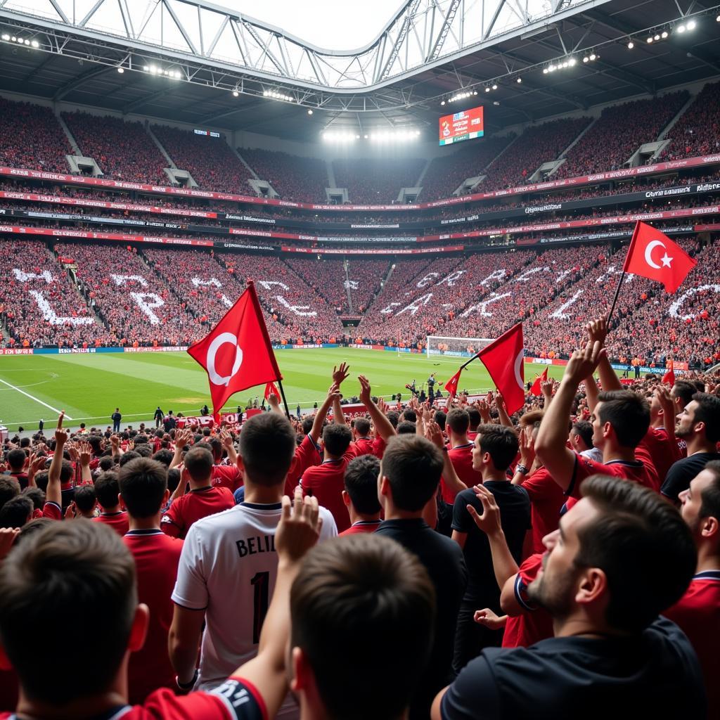 Beşiktaş Fans Celebrating Victory