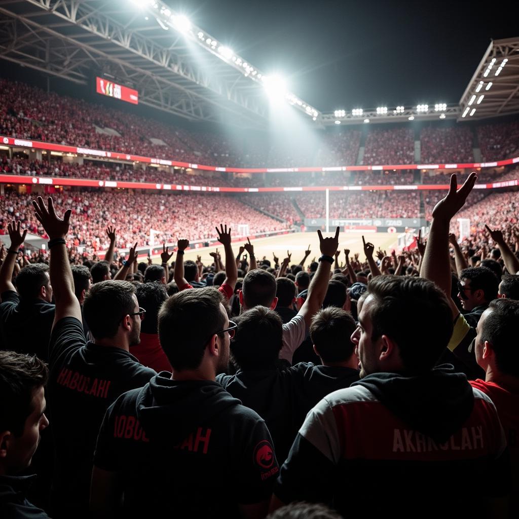 Beşiktaş Fans Celebrating Victory